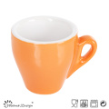 3oz Coffee Cup Two Tone Glaze Design